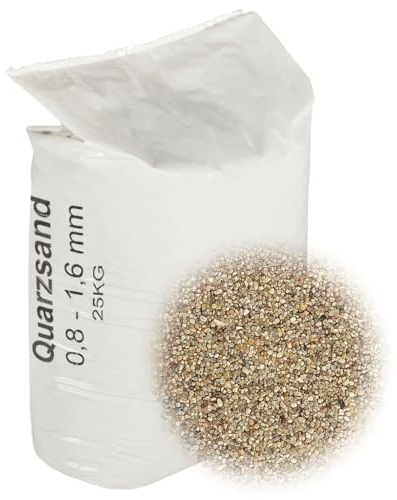 vidaXL Filtersand 25 kg 0,8-1,6 mm, sand till poolfilter, poolsand, filtermedia, filtreringssand, pool sand, filtermedium