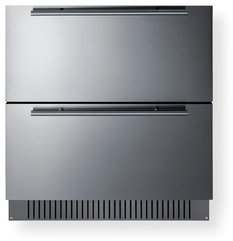 Summit SPR3032DADA 30-Inch ADA Compliant 2-Drawer Refrigerator, Built-In Installation, LED Lighting, Digital Thermostat, Anti-Slam Drawers, Open Drawer Alarms