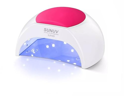 LAMPADA UNGHIE UV LED SUN2C PER GEL MANICURE TIMER LCD DISPLAY ASCIUGA UNGHIE