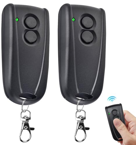 Lot de 2 télécommandes pour ouverture de porte de garage Hörmann Ecostar RSE2, RSC2 - 433,92 MHz