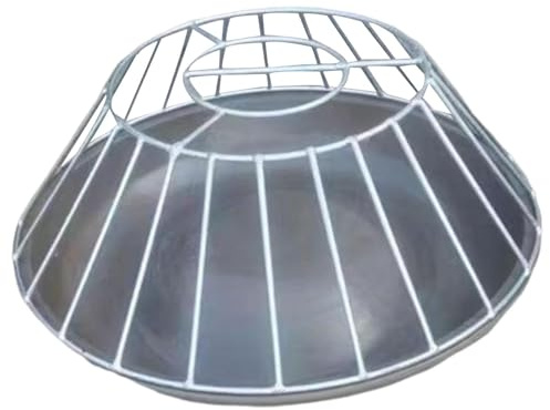 Milageto Chicken Feeder, Goose Feeder, Chicken Duck Goose Feeders Bowl Farm Poultry feed Bucket Bird Feeding Bucket, 25 Holes