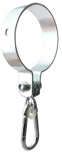 Bello Giardino Soporte para columpio – Fijación robusta de metal para columpio, hamaca – Resistente a la intemperie y a la corrosión – Fácil montaje en barra de madera (120 mm)