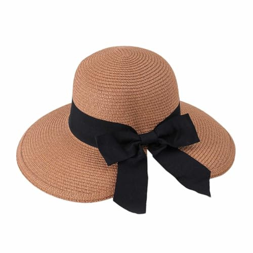 Generisk solhatt regnbåge och män, sommarhatt, hästsvans, strandhatt, brett brätte, vikbar hatt solhatt öronskydd barn, kaffe, one size