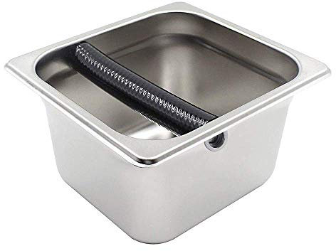 Linian Fondi Caffè Macinato Vaschetta di Raccolta,Caffè Accessori in Acciaio Inox