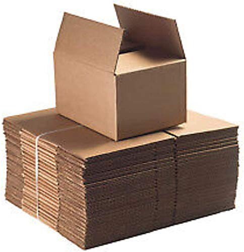 ZYBUX - 12x9x9 - Brown Single Box Wall Shipping Mailing Postal Parcel Easy to Assemble Cardboard Parcel Boxes, Idal for Cardboard Gift box, Packing Boxes for Moving House - Pack of 20