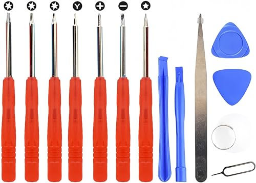 Set di cacciaviti di precisione, kit di strumenti di riparazione magnetici per il fissaggio del telefono cellulare, orologio del computer, tablet di apertura e strumento di riparazione, set da 14