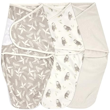 aden + anais™ Essentials Easy Swaddle™ Pucksack 1,5 TOG 3er-Pack Rockland Marsh Velboa (0-3 Monate)