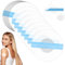 50 Pcs Libre 2 Sensor Covers, Waterproof Freestyle Libre 2 Sensor Patches, Transparent Blue Strip Libre Adhesive Covers, Sensor Patches for Accurate Monitoring Blood Glucose