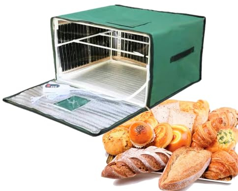 Boîte De Fermentation Du Pain, Grande Boîte De Fermentation Du Pain, Température Réglable, Outils De Fermentation Du Pain à Pizza, Yaourt, Vin De Riz, Récipient De Fermentation Du Pain green XL