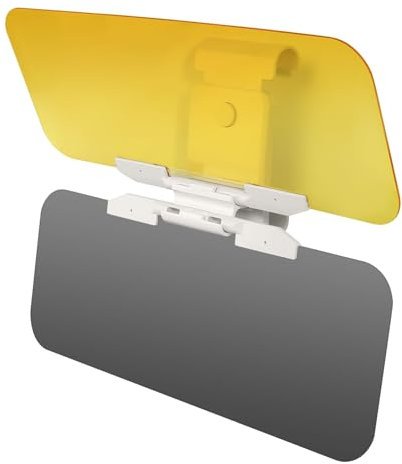 DUTIFUL 2 in 1 Visiera Parasole Antiriflesso per Auto Regolabile, Universale HD, Compatibile con Auto, SUV, Camion