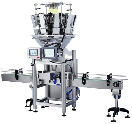 Multihead Weigher Granular Plastic Jar Bottle Can Granule Machines Chips Snack Packaging Machine