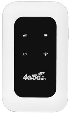 Sxhlseller 4G Hotspot WiFi Portatile 300 Mbps | Hotspot di Viaggio Mobile Connetti Fino a 10 Dispositivi, con Slot per Schede SIM (Frequenza : LTE - B1/3/5/7/40, WCDMA - B1)