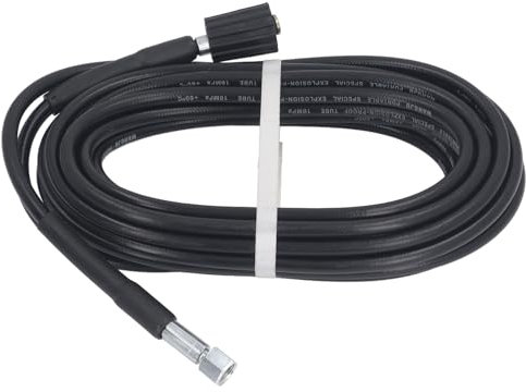 Tuyau flexible antidéflagrant pour nettoyeur haute pression, en caoutchouc PVC durable, longueur 10 m, M22 x 1,5 mm, 14 mm, pour nettoyage de voiture et arrosage de jardin (Type de bord concave)