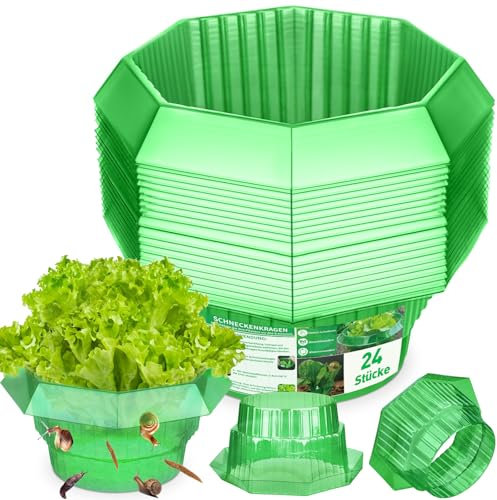 Anti Limaces et Escargots - 24 Pièces Anti Limace Granulé Bleu, Piege a Limace, Cloche a Salade Potager, Cloche Jardin Potager, Tue Limaces et Escargots, Protection et Anti-nuisibles pour Jardin