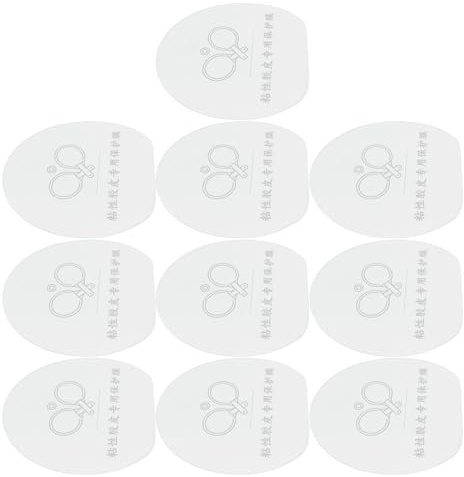 jojofuny Protector de Superficie para Raqueta de Tenis de Mesa Paddle, Película de PVC Transparente 10piezas para Clubes Deportivos y Partidos, Reduce Resistencia al Aire