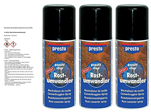 PRESTO 3x 400ml Stop Rostumwandlerspray