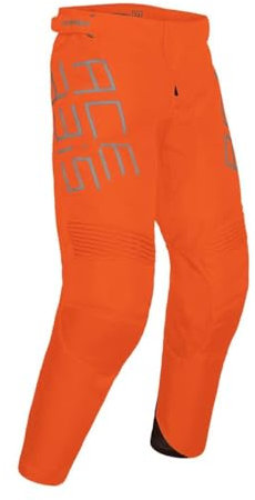 Acerbis MX Track Pantaloni Motocross per Bambini (Orange,26)
