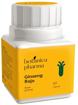 Botanicapharma Ginseng Rojo 500 Mg - 60 Cápsulas vegetales - Energía y vitalidad.