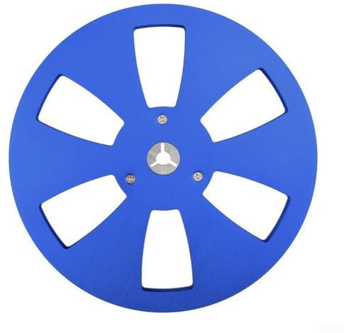 Bobina vuota a cassetta, 1 pezzo da 17,8 cm con 6 fori, bobina aperta, bobina per registratori video su disco rigido ()