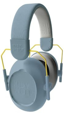 KIDYWOLF - KIDYNOISE Bleu - Casque Anti-Bruit Enfant Pliable 25 DB 5ans+ | Casque pliable et réglable, coussinets doux, protection auditive 25 dB, confortable en toutes situations