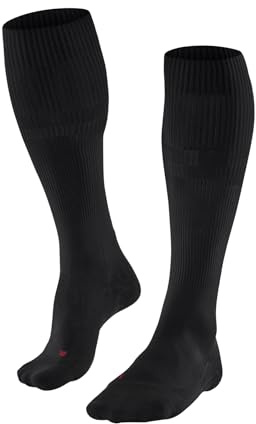 FALKE RU Compression Energy M Kh filo funzionale con compressione 1 paio, Calzini da corsa Uomo, Nero Black 3000 - Circonferenza polpaccio W2, 39-42 W2