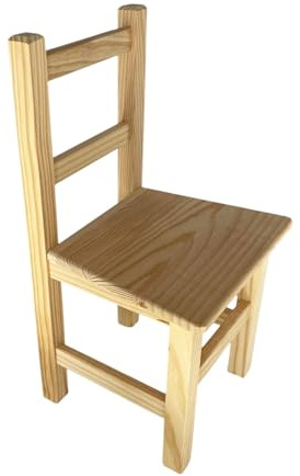 Well Home Silla de Madera Infantil 30x26x58cm