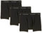 Calvin Klein Herren - 3er-Pack mittlere Taille Hüft-Shorts - Cotton Stretch, Mehrfarbig (Black W. Black Wb Xwb), S