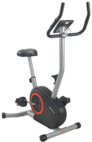 CADENCE Unisex STARTFIT B Upright Heimtrainer, Schwarz und Rot