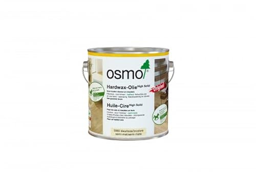 Osmo Hardwax-Olie Original 3065 - Semi mat - 2,5 l - 3065 - Cleurloos semi-mats - Créé pour un look mouillé permanent à la fois en tant que toplaag