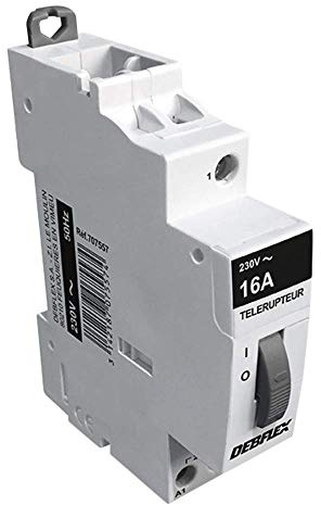 Debflex 707557 1 Module 16 A 1-Pin 230/240 V Impulse Switch
