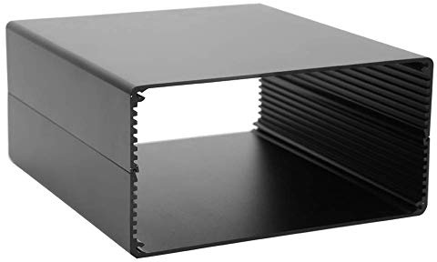 Aluminum Project Box Matte Black DIY PCB Junction Heat Dissipation Casing 80x160x170mm Electrical Boxes
