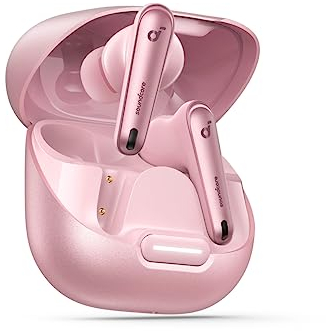 soundcore by Anker Liberty 4 NC Kabellose Earbuds mit Geräuschunterdrückung, 98,5% Noise Cancelling, Adaptive Geräuschunterdrückung für Ohren und Umgebung (Rosa) (Generalüberholt)