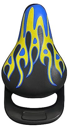 harayaa Kinderfahrradsattel Fahrradersatzsattel Kinderfahrradzubehör für Jungen- und Mädchenfahrräder, Blaues B