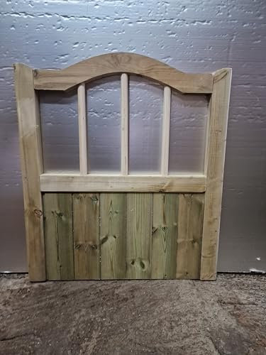 Pressure Treated Wooden Garden Gate - 3ft (90cm) x 75cm, 5cm Deep