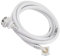 Qcwwy Lavaggio, Tubo di Ingresso 'Acqua della Macchina, Connettore del Tubo Bianco, Materiale PVC Resistente (3 Metri / 9,8 Piedi)
