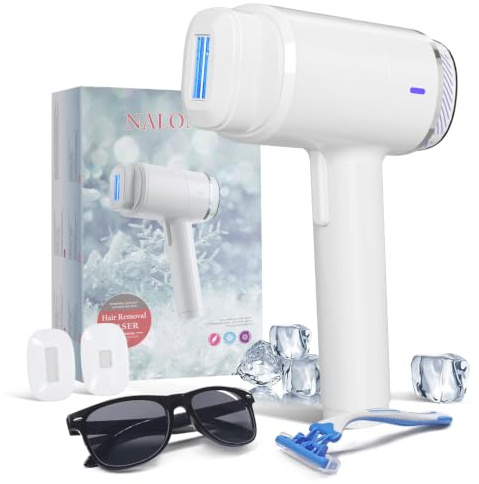 NALONE 22J Depiladora Laser IPL con Pantalla Táctil, 4 en 1 HR/SC/BT/RA