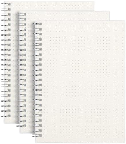 AHGXG Dotted Journal Spiral Notebook, 480 Pages, A5 (5.7x 8.3)
