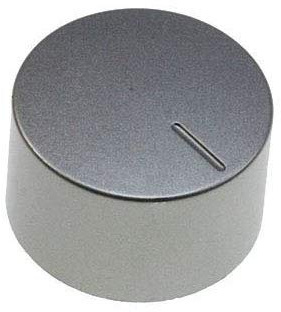 Franza Manopola colore argento silver compatibile con Whirlpool 481010523832 - C00325018 per cucina piano cottura a gas - M0243 - Prodotto originale