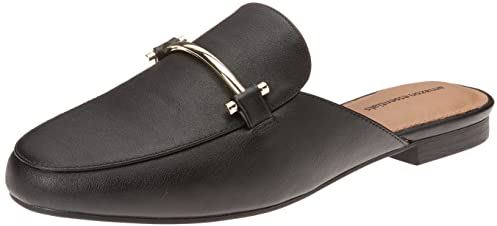 Amazon Essentials Damen Spangenpantolette, Schwarz, 41 EU
