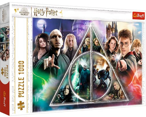Trefl - Harry Potter, Die Heiligtümer des Todes - Puzzle 1000 Teile - Puzzle mit Filmfiguren, DIY Puzzle - kreative Unterhaltung, Spaß, Klassische Puzzles für Erwachsene und Kinder ab 12 Jahren