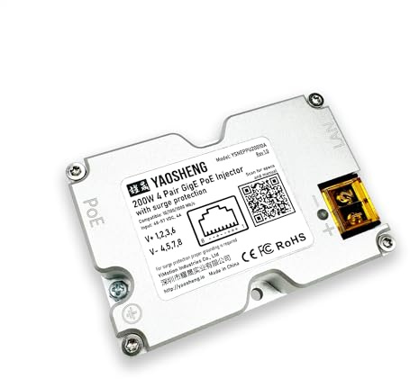 200W PoE Injector with Comprehensive Protection for All Standard Starlink Models.