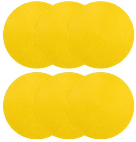PATIKIL Spot Markers, Non-Slip Floor Dots Agility Markers Flat Field Cones Poly Dots for Gym PE Speed Training