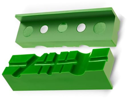 Lot de 2 protections pour mâchoires d'étau pour techniciens professionnels - Améliore la durabilité - Manipulation sécurisée des pièces