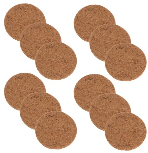 CIYODO 30 Pezzi Tappetini per Nidi Piccioni in Fibra di Cocco Naturale Assorbenti e Traspiranti Accessori per Nido Uccelli in Gabbia e Pollaio Sottopad per Uova Facilità di Pulizia e