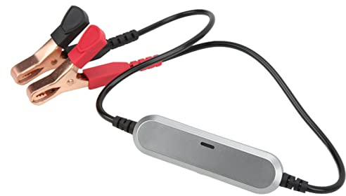 Ejoyous Analyseur de Batterie de Voiture, Testeur Bluetooth 4.0, Testeur de Charge de Batterie 6 V-12 V avec Analyse du Système de Démarrage de Charge pour Véhicules Automobiles et Hybrides (SILVER)