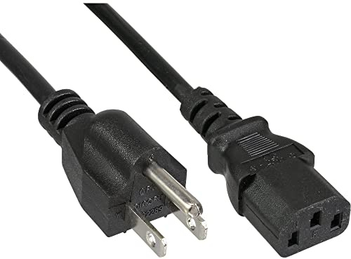 InLine 16655V nätkabel, strömkontakt USA till kallutrustningsbrytare C13, 5 m