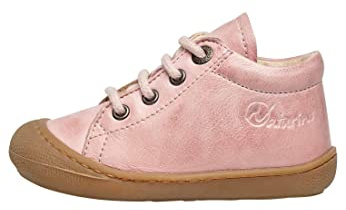 Naturino Chaussures Premiers Pas en Cuir, Rose Clair 26
