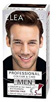 Elea Men Professional Color & Care Keine Ammoniakcremefarbe für Männer für Haare, Bart und Schnurrbart (braun 4.0)