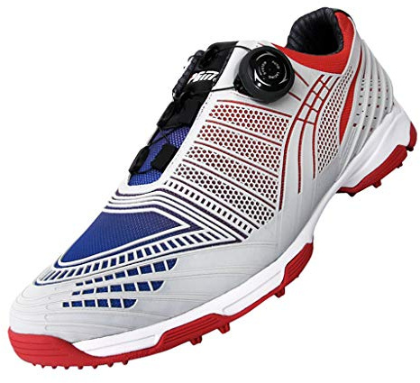 Scarpe da Golf Spike Impermeabili da Uomo con Il Sistema di Pizzo