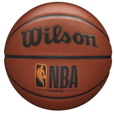Wilson NBA Forge Series Indoor/Outdoor Basketball – geschmiedet, braun, Größe 17,8–74,9 cm